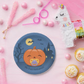 Mijn eerste Halloween Pacifier Pumpkin Papieren Bordje (Feest)