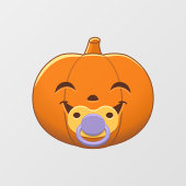 Mijn eerste Halloween Pacifier Pumpkin Raamsticker (Vel)