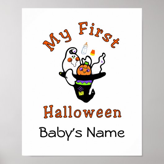 Mijn eerste halloween poster (Voorkant)