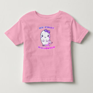 Mijn eerste Halloween, prachtig schattig babemeisj Kinder Shirts