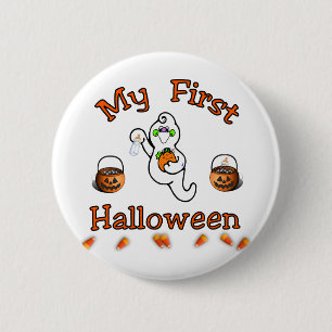 Mijn eerste halloween ronde button 5,7 cm