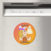 Mijn eerste halloween Round Magnet Magneet (Insitu (Vaatwasser))