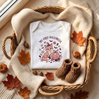 Mijn eerste Halloween roze Romper