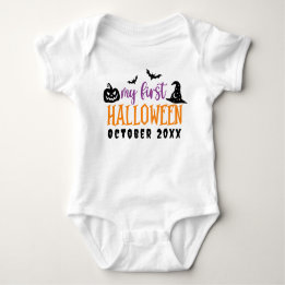 Mijn eerste Halloween Schattigee Baby gepersonalis Romper