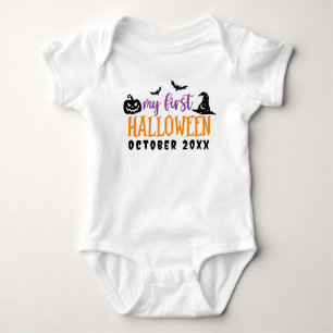 Mijn eerste Halloween Schattigee Baby gepersonalis Romper