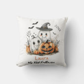 Mijn eerste Halloween Schattigee Ghost Pumpkin Bab Kussen (Voorkant)