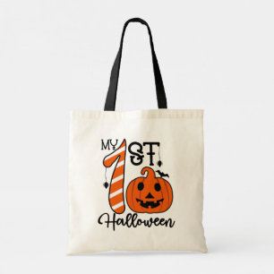 Mijn eerste halloween Trick or treat Kinder Snoep Tote Bag