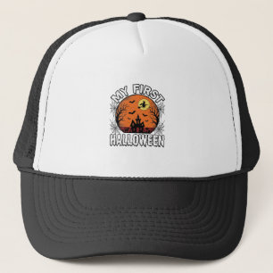 Mijn eerste Halloween vintage ontwerp voor peuter Trucker Pet