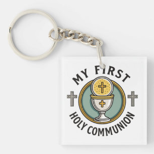 Mijn eerste Heilige Communie Eucharistie 1e Christ Sleutelhanger