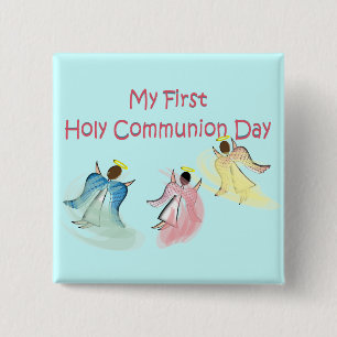 Mijn eerste Heilige Communistische Dag cadeaus Vierkante Button 5,1 Cm