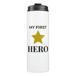 Mijn Eerste Held Waterfles – Cadeau voor Papa Thermosbeker