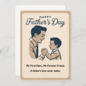 Mijn eerste heldin: de Kaart van Vaderdag (Voorkant / Achterkant)