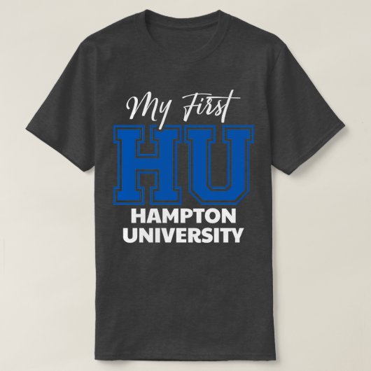 Mijn eerste HU Hampton University T-shirt (Design voorkant)