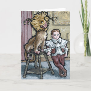 Mijn eerste huisje 2 - Blanco binnenin surrealisti Kaart