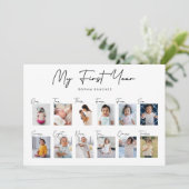 Mijn eerste jaar fotocollage (Staand voorkant)