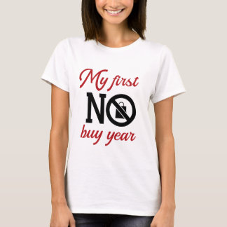 Mijn eerste jaar zonder aankopen t-shirt