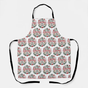 Mijn eerste kerst 1e kerst familie bij elkaar baby schort