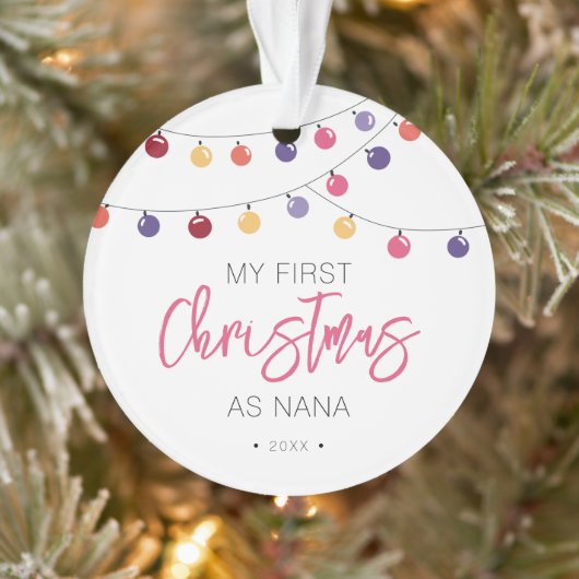 Mijn eerste kerst als Nana Ornament (Boom)