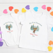 Mijn eerste Kerst Baby Herten aangepaste naam Keep