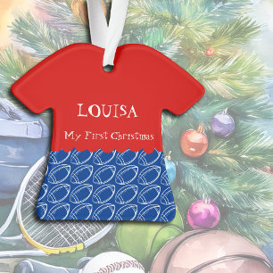 Mijn eerste kerst Football jurk Ornament