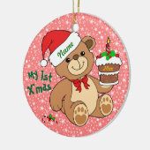 Mijn eerste kerst keramisch ornament (Links)