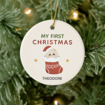 Mijn eerste kerst Kleine Eier Ornament
