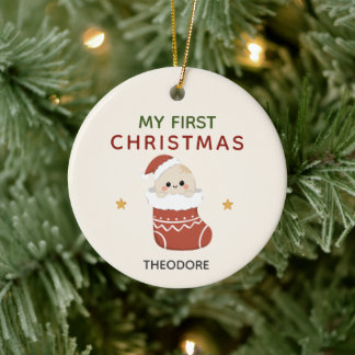 Mijn eerste kerst Kleine Eier Ornament