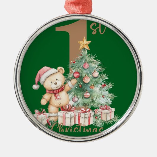 Mijn eerste kerst metalen ornament (Voorkant)