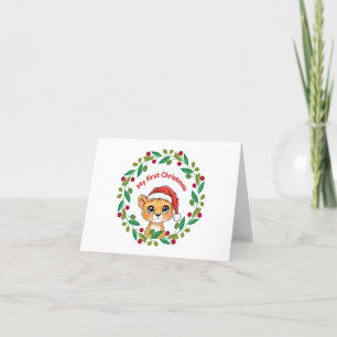 Mijn eerste kerst Ornament Bedankkaart