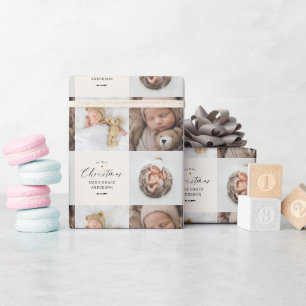 Mijn eerste kerst Persoonlijk babygeschenk Cadeaupapier