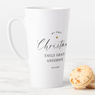 Mijn eerste kerst Persoonlijke baby cadeau Latte Mok