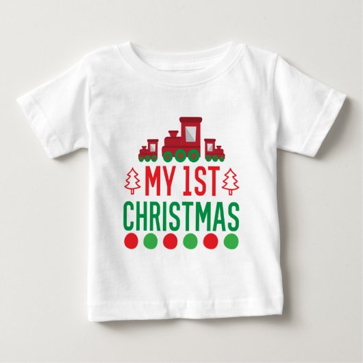 Mijn Eerste Kerst Typografie Lieve Trein (Voorkant)