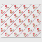 Mijn eerste kerstBaby Beer Cadeaupapier (Vlak)