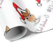 Mijn eerste kerstBaby Giraffe Cadeaupapier (Rol Hoek)