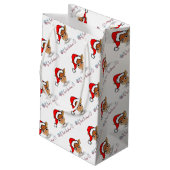 Mijn eerste kerstBaby Giraffe Klein Cadeauzakje (Achterkant Gekanteld)