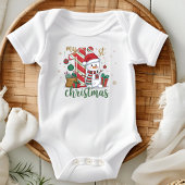 Mijn eerste kerstcadeautje Snowman Romper