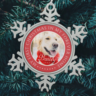 Mijn eerste Kerstfeest voor altijd Thuis Modern Pe Tin Sneeuwvlok Ornament