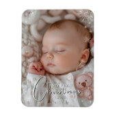 Mijn eerste kerstfoto Baby Magneet (Verticaal)