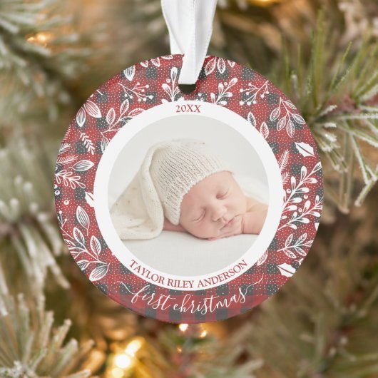 Mijn eerste kerstfoto maken ornament (Boom)