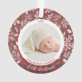 Mijn eerste kerstfoto maken ornament (achterkant)