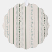 Mijn eerste  kerstfoto ornament kaart (Achterkant)