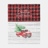 Mijn eerste  kerstkerst met kerstmis fleece deken (Voorkant)