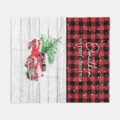 Mijn eerste  kerstkerst met kerstmis fleece deken (Voorkant (Horizontaal))