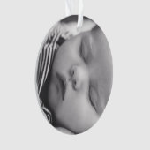 Mijn eerste kerstkerstkerstgepersonaliseerde kerst ornament (voorkant)