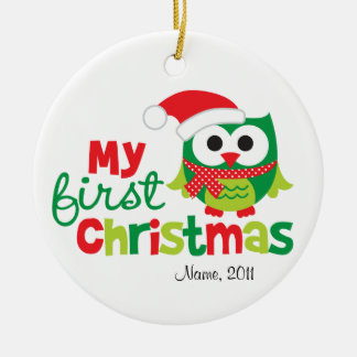 Mijn eerste kerstkerstkerstkerstman keramisch ornament
