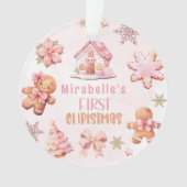 Mijn eerste kerstkoekje ornament (voorkant)
