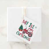 Mijn eerste Kerstmis Bedankjes Labels (In situ)