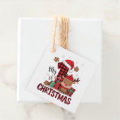 Mijn eerste Kerstmis Bedankjes Labels (In situ)