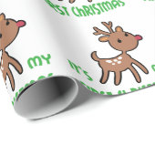 Mijn eerste Kerstmis Cadeaupapier (Rol Hoek)