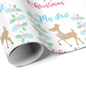 Mijn eerste Kerstmis Cadeaupapier (Rol Hoek)
